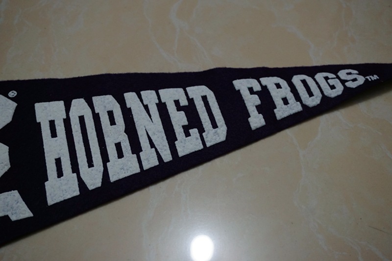 Felt Pennant Single-Sided Sublimation Printing Colorful Flags without Minimum Triangle Flag