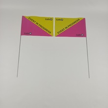 Customized 300G Felt Cloth Pennant Advertising Banner Advertising Bunting Starting from Low Order Quantity Triangle Flag
