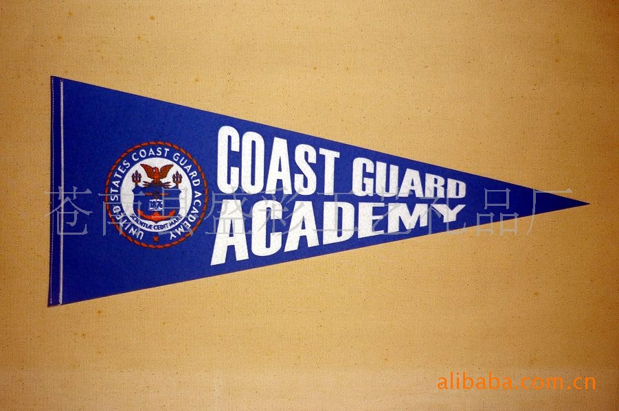 Customized 300G Felt Cloth Pennant Advertising Banner Advertising Bunting Starting from Low Order Quantity Triangle Flag