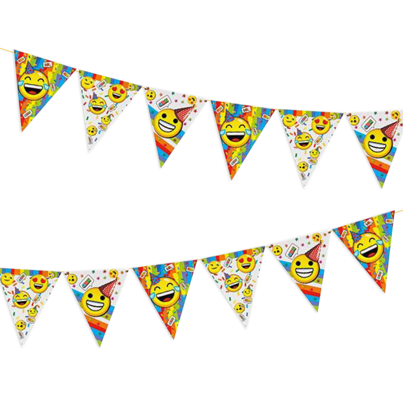 Happy Birthday Donut Expression Birthday Arrangement Family Party String Flags Triangle Pull Flag Made by Paper Happy Birthday Donut Expression Birthday Arrangement Family Party String Flags Triangle Pull Flag Made by Paper