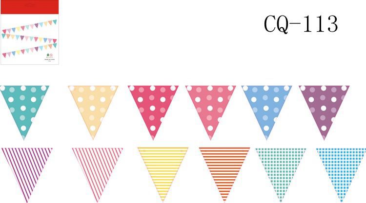 Boat Anchor Triangle Bunting DIY Latte Art Hanging Decoration Party Decoration Bunting Party Supplies Triangle Flag