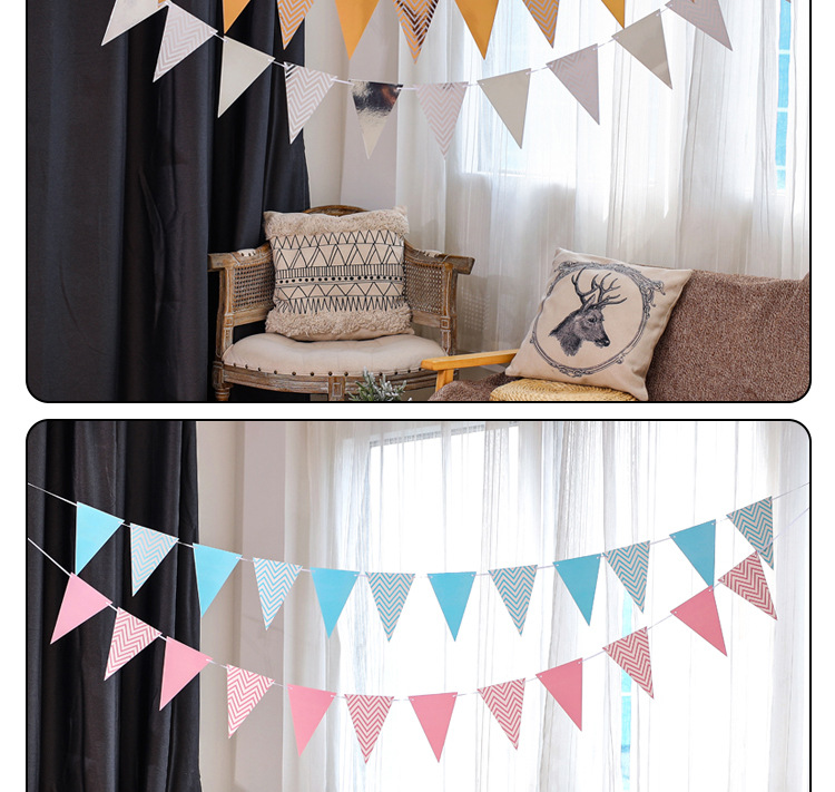 Bronzing Color Pennant Birthday Arrangement Pennant Banner Festival Party Decoration Hanging Flag Nordic Triangle Flag Bronzing Color Pennant Birthday Arrangement Pennant Banner Festival Party Decoration Hanging Flag Nordic Triangle Flag