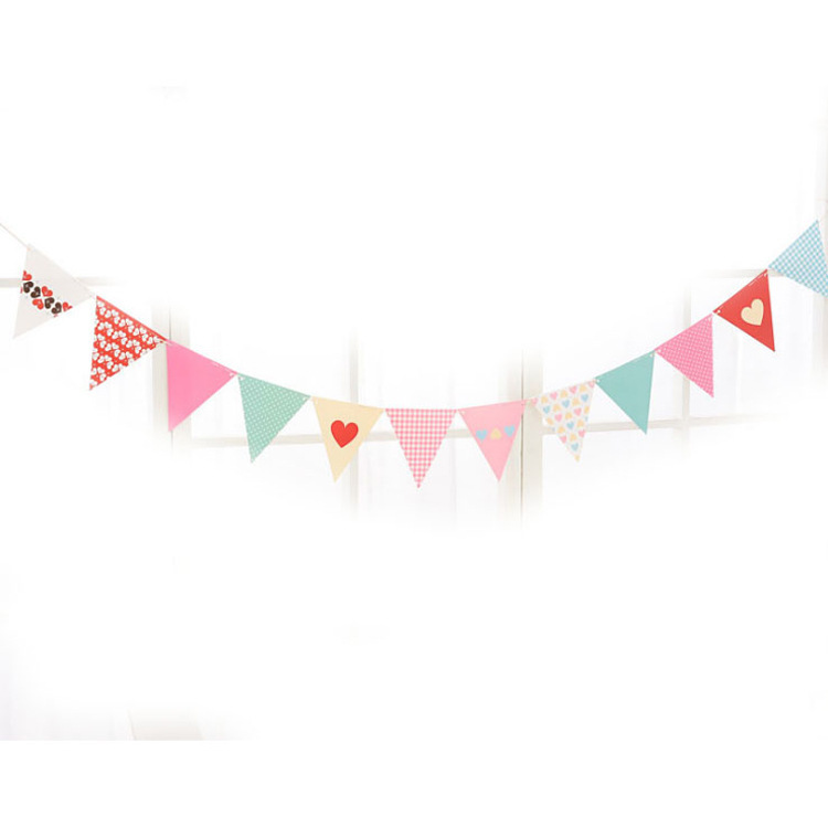 Children's Day Festival Decoration Supplies Plaid Striped Paper Pennant Triangle Flag Triangle Flag Children's Day Festival Decoration Supplies Plaid Striped Paper Pennant Triangle Flag Triangle Flag