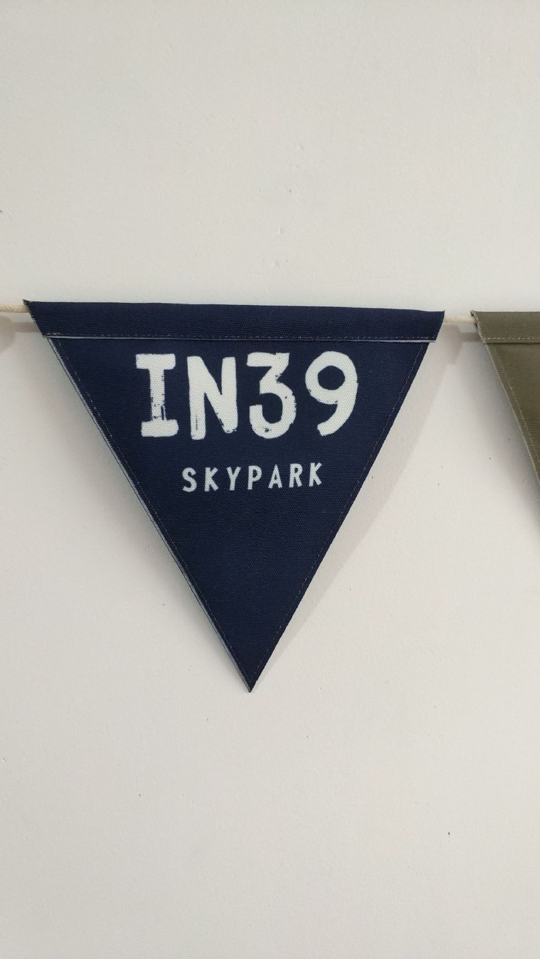 Customized Canvas Triangle Flag Outdoor Rcoration String Flags Triangle Flag