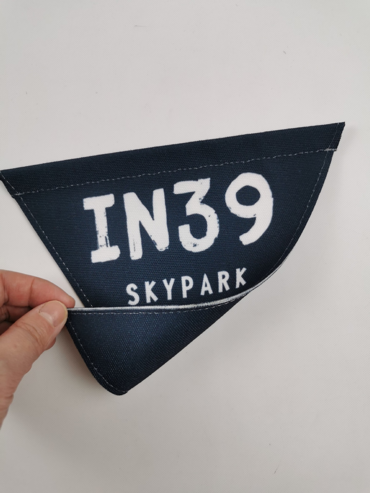 Customized Canvas Triangle Flag Outdoor Rcoration String Flags Triangle Flag