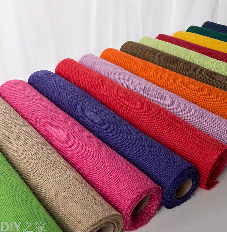 Handmade Christmas decorations colored hemp linen linen volume volume 50cm hemp cloth