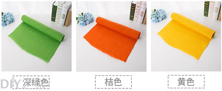 Handmade Christmas decorations colored hemp linen linen volume volume 50cm hemp cloth