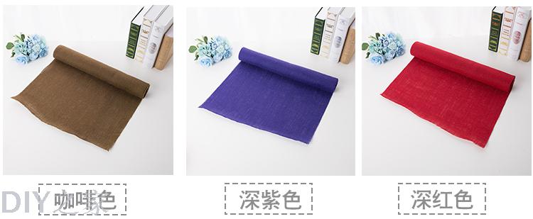 Handmade Christmas decorations colored hemp linen linen volume volume 50cm hemp cloth