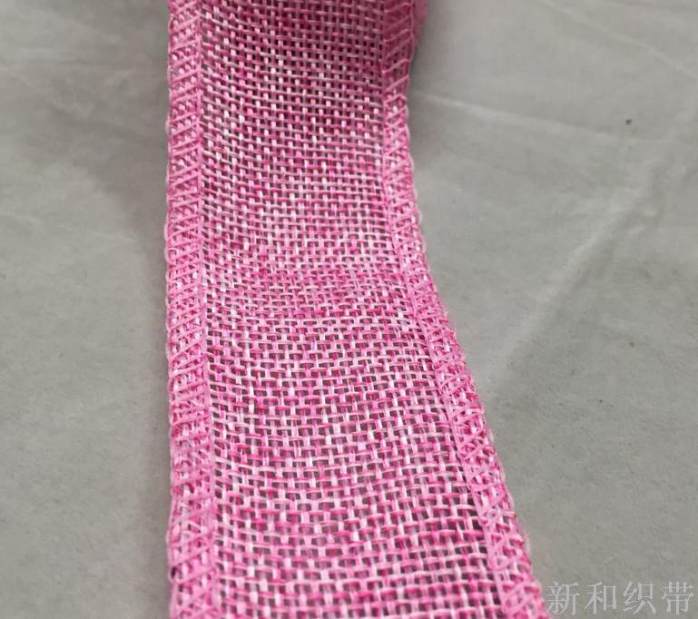 4cm wide imitation linen volume hemp ribbon accessories.