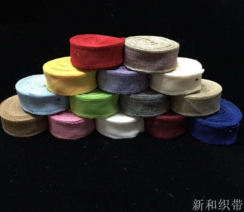 4cm wide imitation linen volume hemp ribbon accessories.