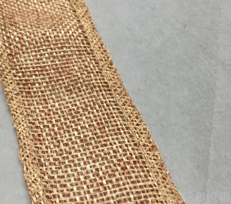 4cm wide imitation linen volume hemp ribbon accessories.