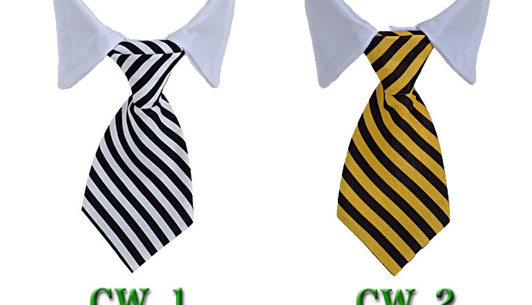 Pet Tie Bow Tie Dog Tie Striped Collar Scarf Fake Collar Bib Bow Pet Tie Bow Tie Dog Tie Striped Collar Scarf Fake Collar Bib Bow