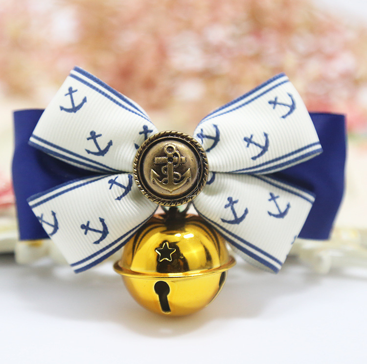 Weiwang Pet Dog Tie Bow Tie Teddy Bow Cat Bell Collar Ornament Handsome Gentleman Bichon