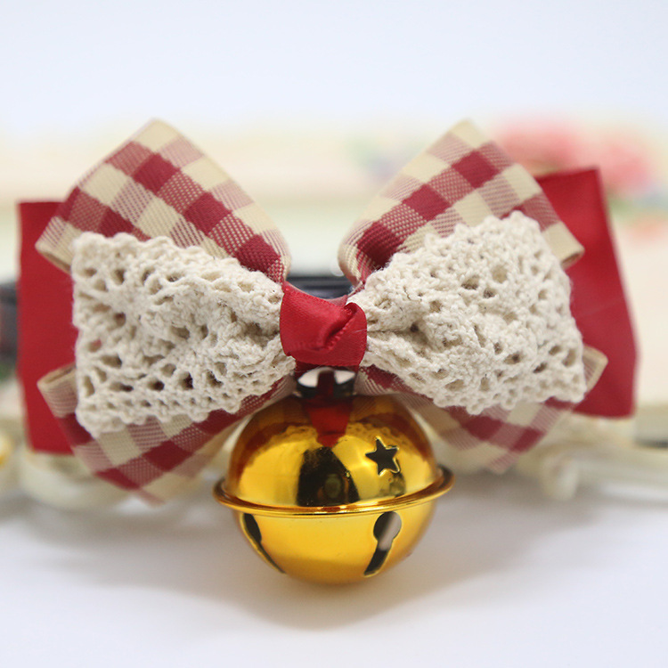 Weiwang Pet Dog Tie Bow Tie Teddy Bow Cat Bell Collar Ornament Handsome Gentleman Bichon