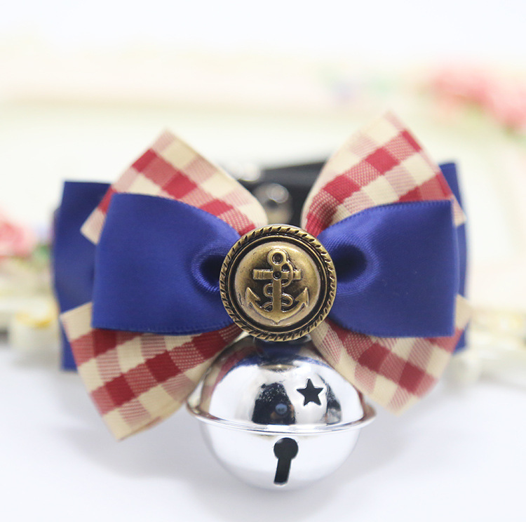 Weiwang Pet Dog Tie Bow Tie Teddy Bow Cat Bell Collar Ornament Handsome Gentleman Bichon