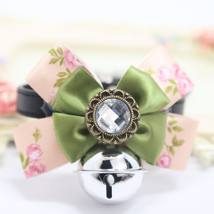 Weiwang Pet Dog Tie Bow Tie Teddy Bow Cat Bell Collar Ornament Handsome Gentleman Bichon