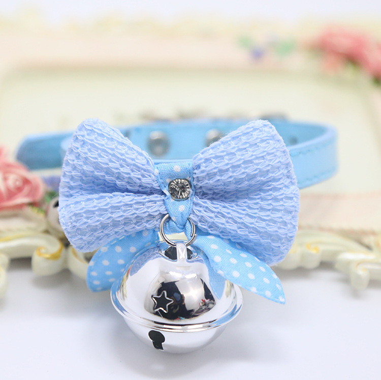 Weiwang Pet Dog Tie Bow Tie Teddy Bow Cat Bell Collar Ornament Handsome Gentleman Bichon