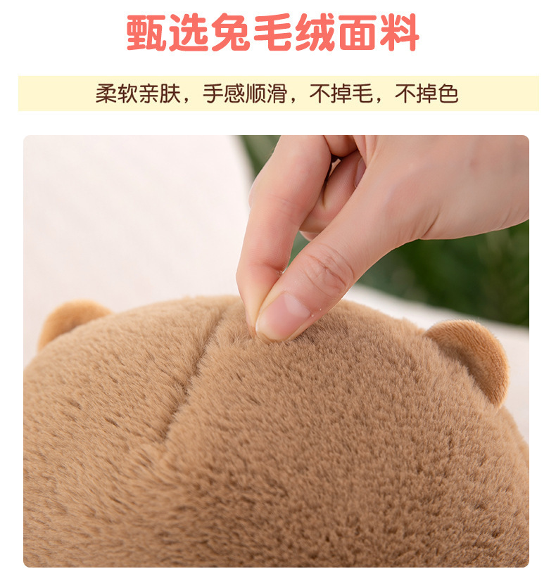 Rabbit Fur Dog Plush Toy than Bear Baby Rabbit Fur Puppy Doll Bow Tie Dog Children's Ragdoll Cross-Border Wholesale