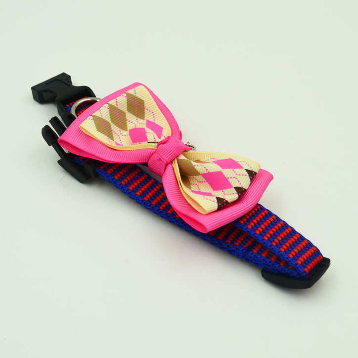 Pet Cute Bow Tie Collar Bow Dog Traction Bell Collar Pet Supplies Wholesale