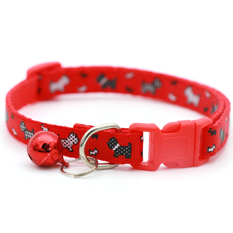 Pet Color Square Buckle Cross-Border Tie Printing Puppy Pet Collar Dogs and Cats Supplies Pet Cat Dog Collar Pet Color Square Buckle Cross-Border Tie Printing Puppy Pet Collar Dogs and Cats Supplies Pet Cat Dog Collar
