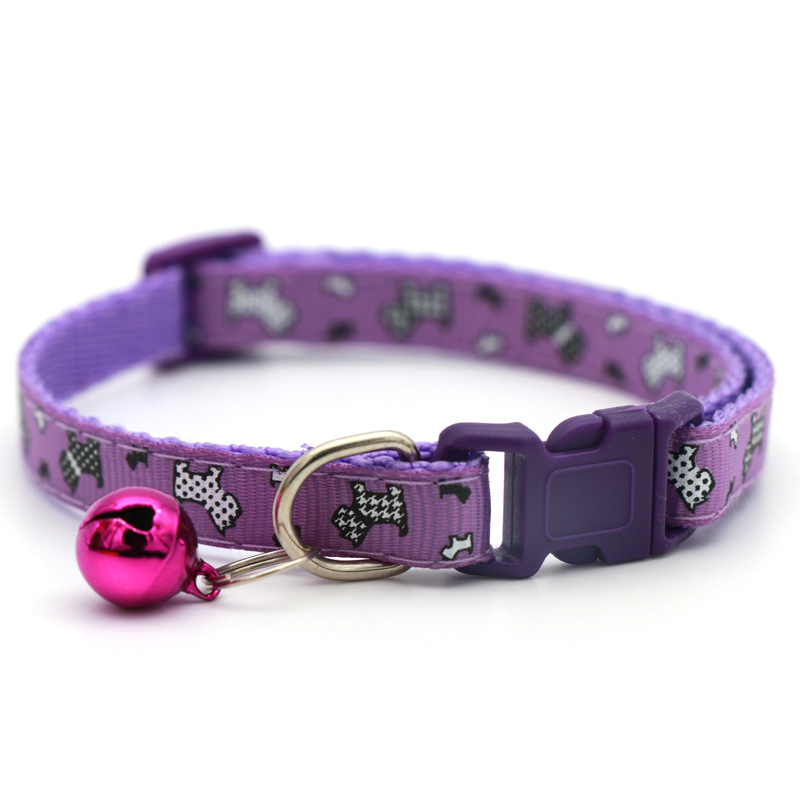 Pet Color Square Buckle Cross-Border Tie Printing Puppy Pet Collar Dogs and Cats Supplies Pet Cat Dog Collar Pet Color Square Buckle Cross-Border Tie Printing Puppy Pet Collar Dogs and Cats Supplies Pet Cat Dog Collar