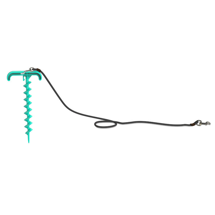 Pet Supplies New Amazon Hot Hot Sale Outdoor Bolt Dog Underpinning Stake Tie Dog Rope Leash Dog Walking Toy