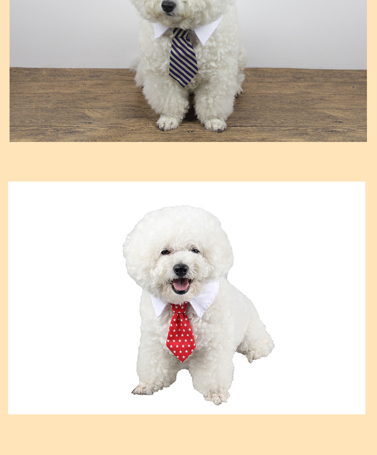 Jizai Pet Supplies Tie Wholesale Cute Pet Tie Striped Trendy Pet Four Seasons Cotton Dog Bow Tie Jizai Pet Supplies Tie Wholesale Cute Pet Tie Striped Trendy Pet Four Seasons Cotton Dog Bow Tie
