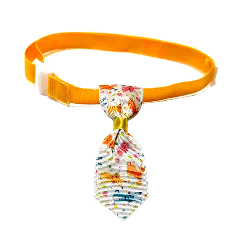 New Easter Pet Tie Cat Dog Pet Tie Mimi Dog Headdress Set Pet Clothing