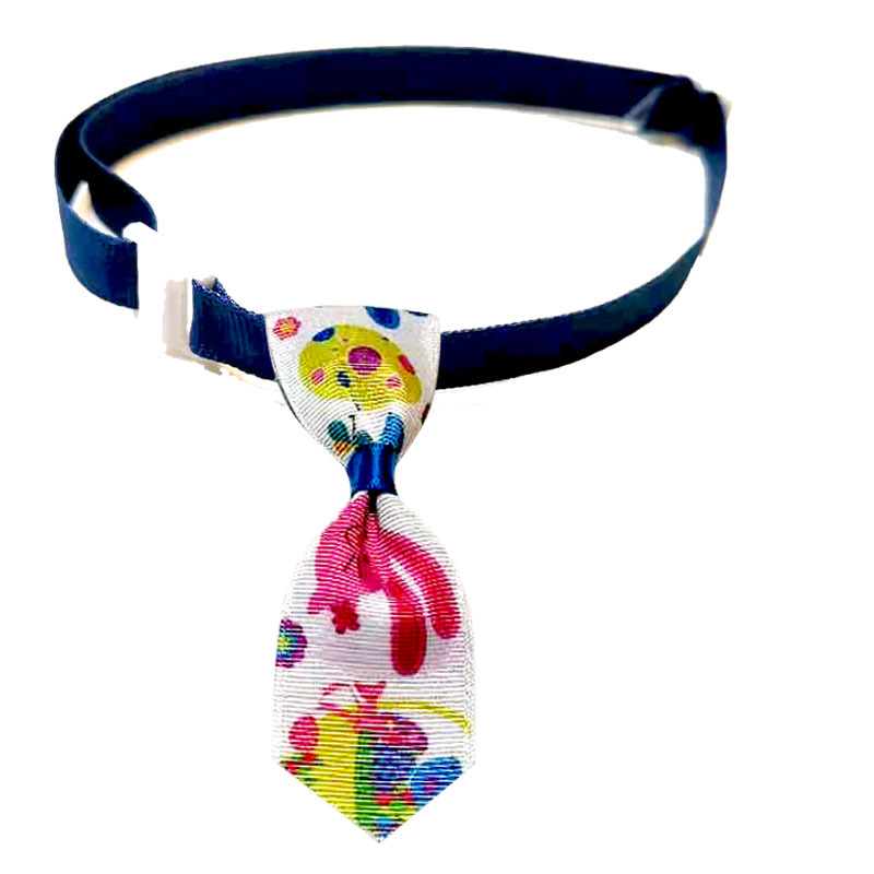 New Easter Pet Tie Cat Dog Pet Tie Mimi Dog Headdress Set Pet Clothing