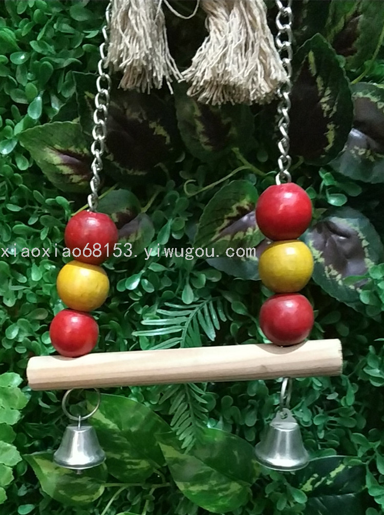 Factory Direct Sales Toy Bird Swing Parrot Bite Toy Bird Cage Pendant Bird Supplies Wholesale
