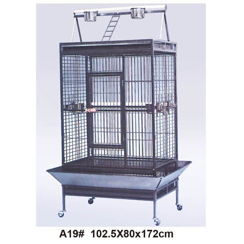 A large bird cage