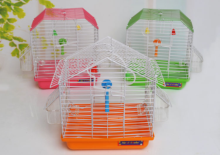 Mini wire bird cage pet cage folding wholesale small birds Mini wire bird cage pet cage folding wholesale small birds