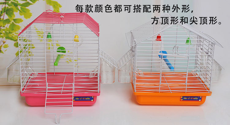 Mini wire bird cage pet cage folding wholesale small birds Mini wire bird cage pet cage folding wholesale small birds