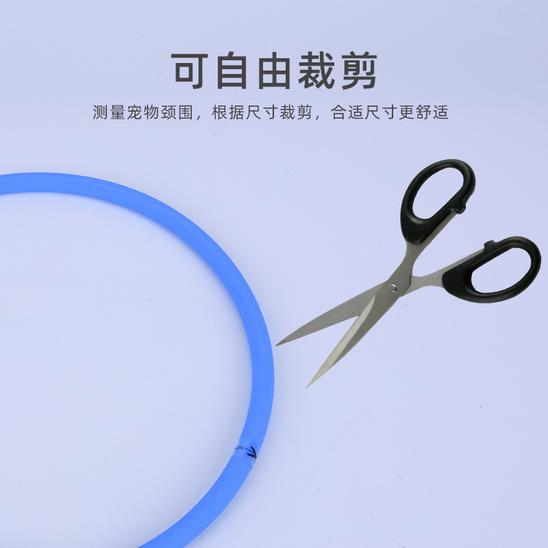 Pet Collar Luminous Collar Led Luminous Silicone Dog Traction Rope USB Rechargeable Pet Dog Leash in Stock Wholesale