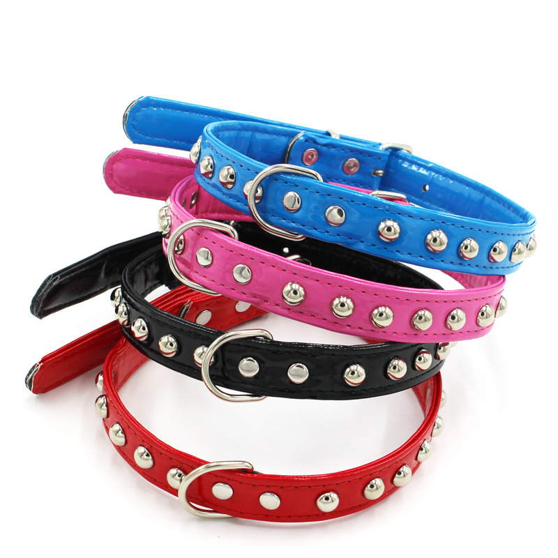 New Pet Collar Dog Bright Skin Collar Bite-Proof Protector Cat Collar Dog Leash Hand Holding Rope Pet Supplies