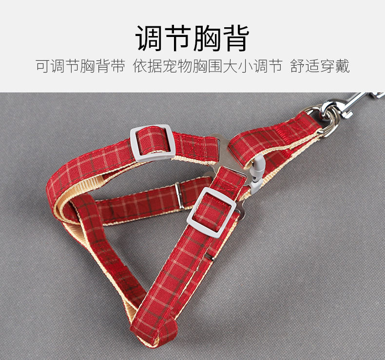Collar Dog Hand Holding Rope Dog Small Dog Leash Cat Cat Rope Chain Dog Retractable Large Teddy Pet
