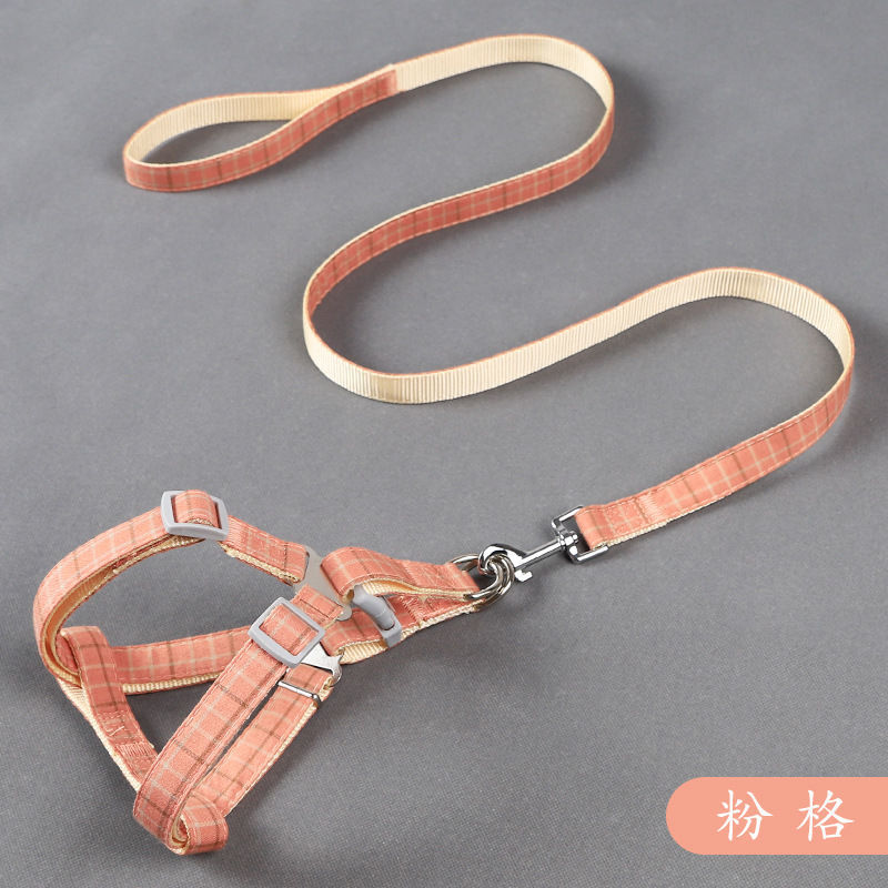 Collar Dog Hand Holding Rope Dog Small Dog Leash Cat Cat Rope Chain Dog Retractable Large Teddy Pet