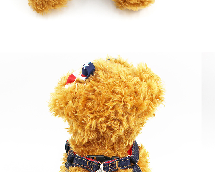 [3-70kg] Pet Hand Holding Rope Dog Leash Collar Dogs and Cats Denim Chest Strap Set Pet Supplies