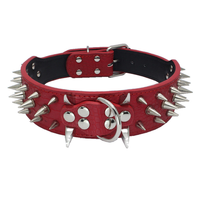 Wolf Tooth Spike Pet Collar Rivet Dog Collar Bully Collar Large Dog Dog Harness Amazon Hot Dog Leash