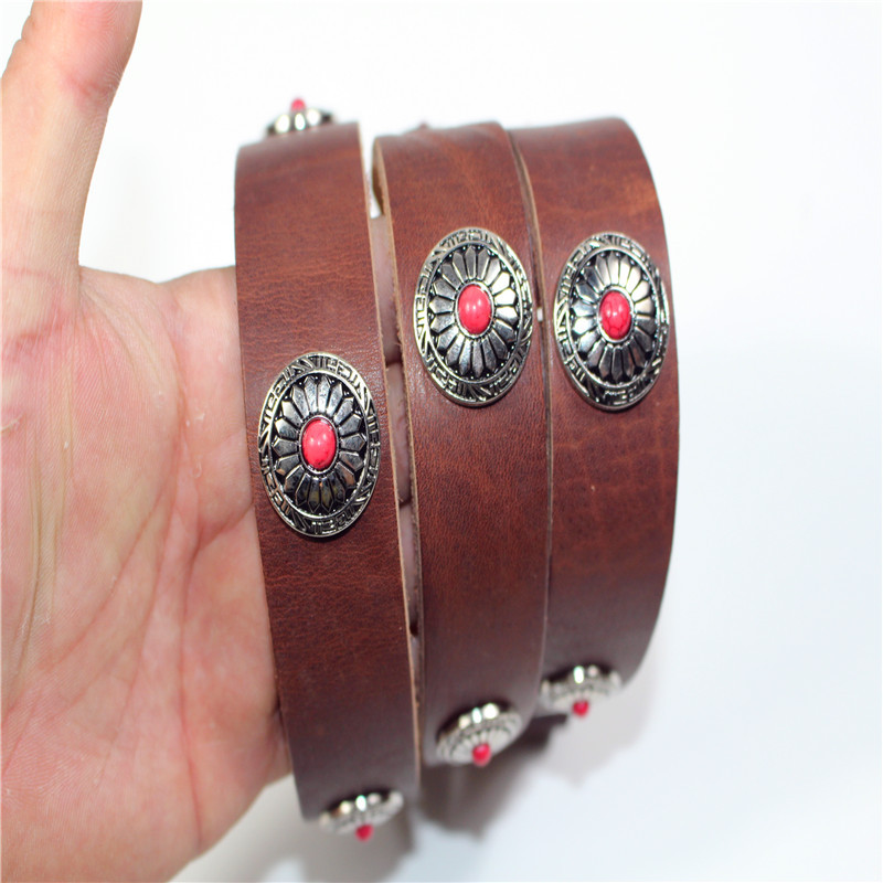 Fine Dog Cow Leather Collar SUNFLOWER Decorative Collar Hound Whippets Dog Leash Pet Supplies Customization