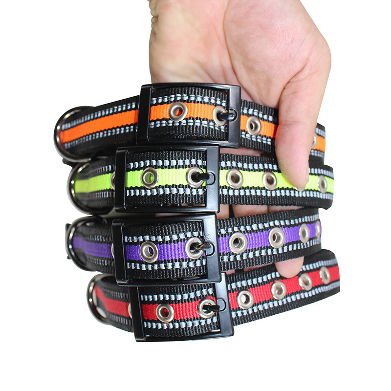 Retractable Pet Supplies Dog Traction Reflective Traction Belt Set Pet Collar Dog Leash Cross-Border