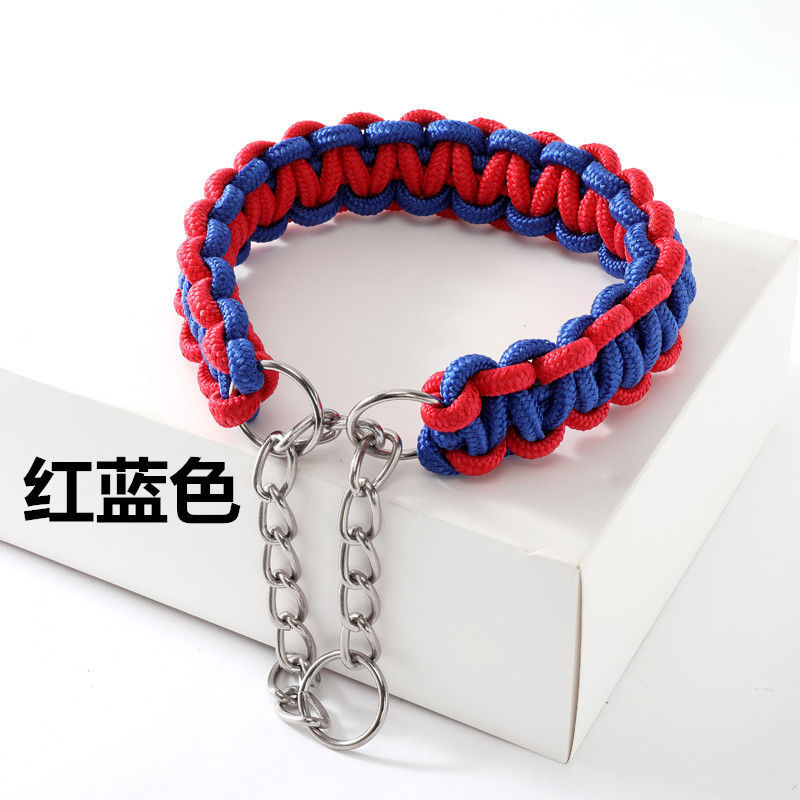 Dog Collar Golden Retriever Husky Labrador P Chain Pet Collar Medium Large Dog Dog Leash Dog Walking Bandana