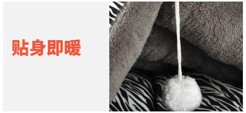 Factory Direct Sales Pet Cat Kennel Spot for Cats and Dogs Thickened Warm Sleeping Bag Pet Bed