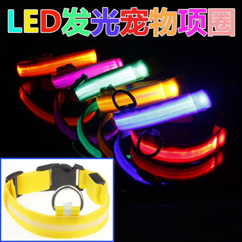 LED Dog Luminous Collar Luminous Luminous Pet Leash Spot One Product Dropshipping Screen y