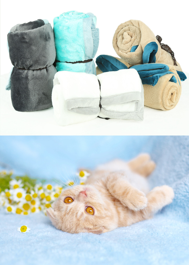 Lively blanket thickened warm flannel dog kennel cat kennel blanket wholesale pet supplies blanket Lively blanket thickened warm flannel dog kennel cat kennel blanket wholesale pet supplies blanket