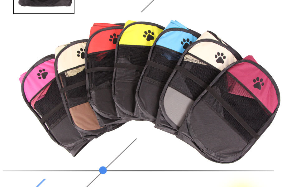 Folding Octagonal Pet Fence Oxford Cloth Waterproof ScratchResistant Cat Kennel Pet Supplies Delivery Room Tent