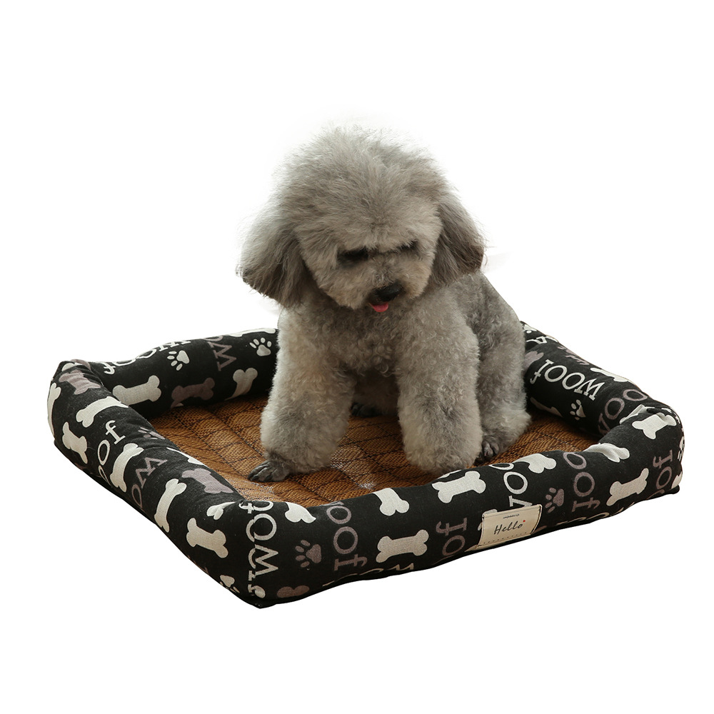 Manufacturers Supply Summer Pet Bed Dog Bed Summer Mat Cat Nest Cooling Ice Pad Dog Summer Kennel Square Cool Nest