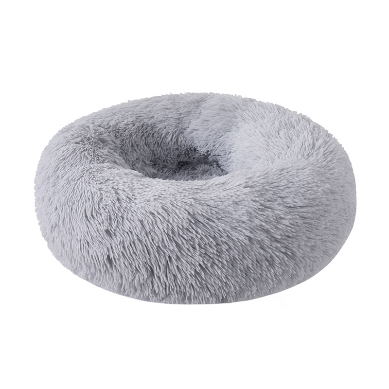 Factory Direct Sales Cathouse Doghouse Plush round Dog Bed Warm Mat Pet Kennel Dog Mat Cat Supplies