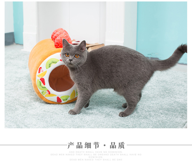 Cross border pet perspex-walled cat mat dog kennel dog kennel Warm fruit tunnel of pet kennel in winter