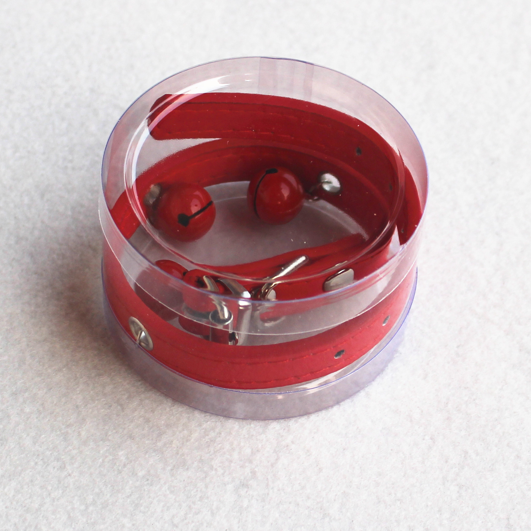 Pet Bell Collar PU Leather Paint Bell Fashion Candy Color Bite-Proof Protector Dogs and Cats Hand Holding Rope Pet Bell Collar PU Leather Paint Bell Fashion Candy Color Bite-Proof Protector Dogs and Cats Hand Holding Rope